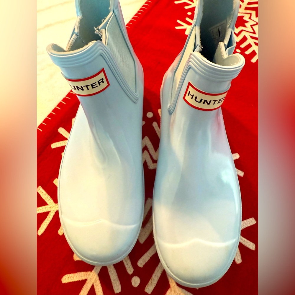 Hunter Booties ! Tiffany Blue! Size 7